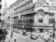 China: Busy traffic outside Xianshi Company Building on Nanjing Road in Shanghai's International Settlement, early 20th century